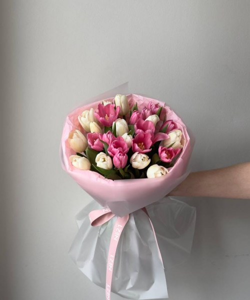Букет из 25 тюльпанов #3818 - Цветочный21