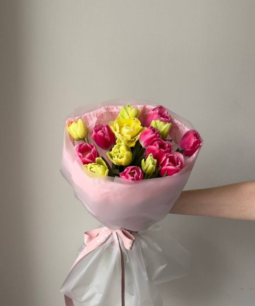 Букет из 15 тюльпанов #3819 - Цветочный21