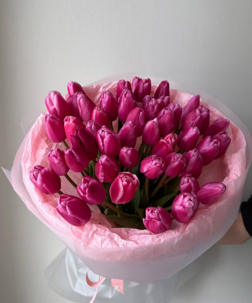 Букет из 51 тюльпана #3823 - Цветочный21