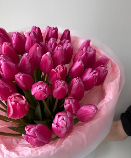 Букет из 51 тюльпана #3823 - Цветочный21