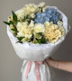 Букет в нежно-голубых оттенках #3848