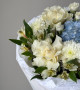 Букет в нежно-голубых оттенках #3848