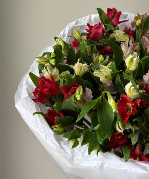 Букет из 15 альстромерий микс  #3855 - Цветочный21