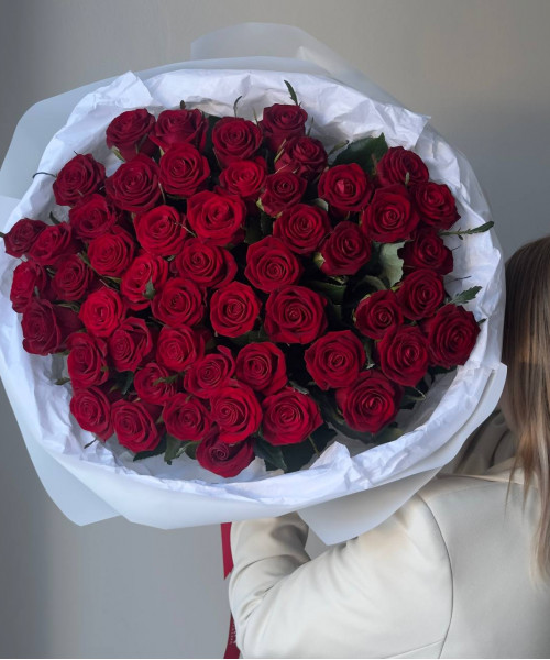 Букет из 51 розы #3800 - Цветочный21