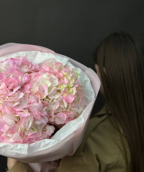 3 розовых гортензии #3633 - Цветочный21 3 розовых гортензии #3633 - Цветочный21