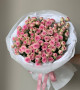 Моно букет из 25 кустовых роз #3679
