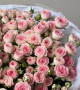 Моно букет из 25 кустовых роз #3679