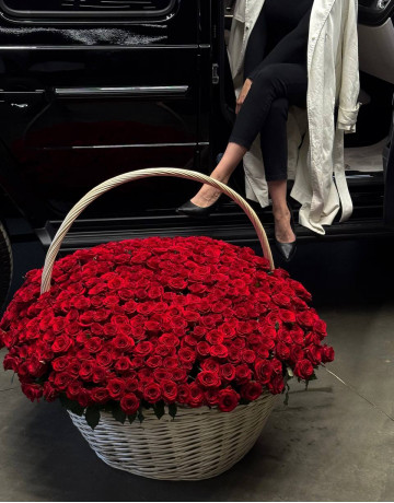 Композиция из 501 красной розы #3770