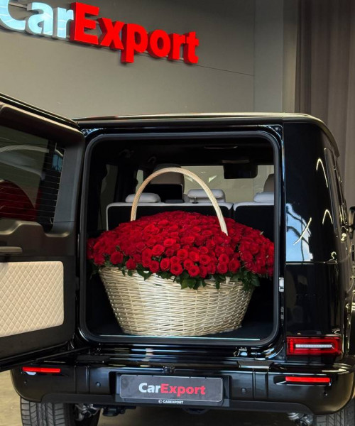 Композиция из 501 красной розы #3770 - Цветочный21