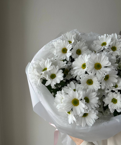 Букет из хризантем #3764 - Цветочный21