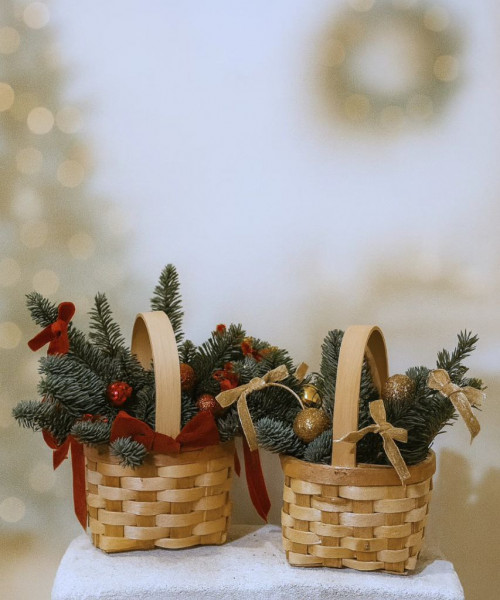 Новогодняя композиция #3782 - Цветочный21