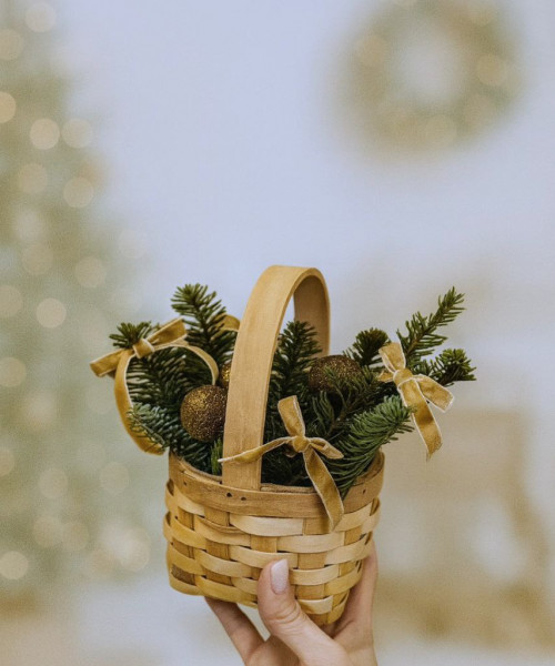 Новогодняя композиция #3782 - Цветочный21