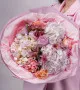 Букет из гортензий, роз и альстромерий #3465